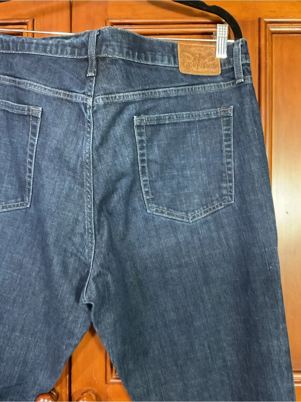 Flag & Anthem Men’s Denim Jeans Size 38/32 Nashville Straight Bennington Wash Da